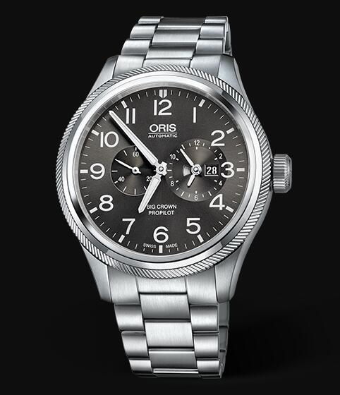 Review Oris Aviation Big Crown Pointer WORLDTIMER 44.7mm Replica Watch 01 690 7735 4063-07 8 22 19-1